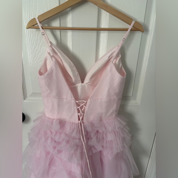 KissProm pink hoco dress size 2 - Picture 2 of 3